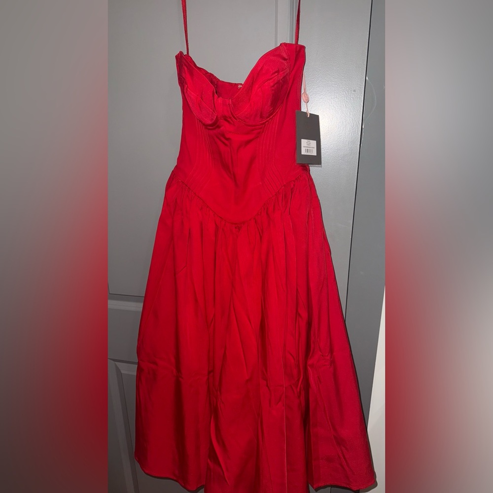 House of CB Red Midi Dress - Picture 10 of 10